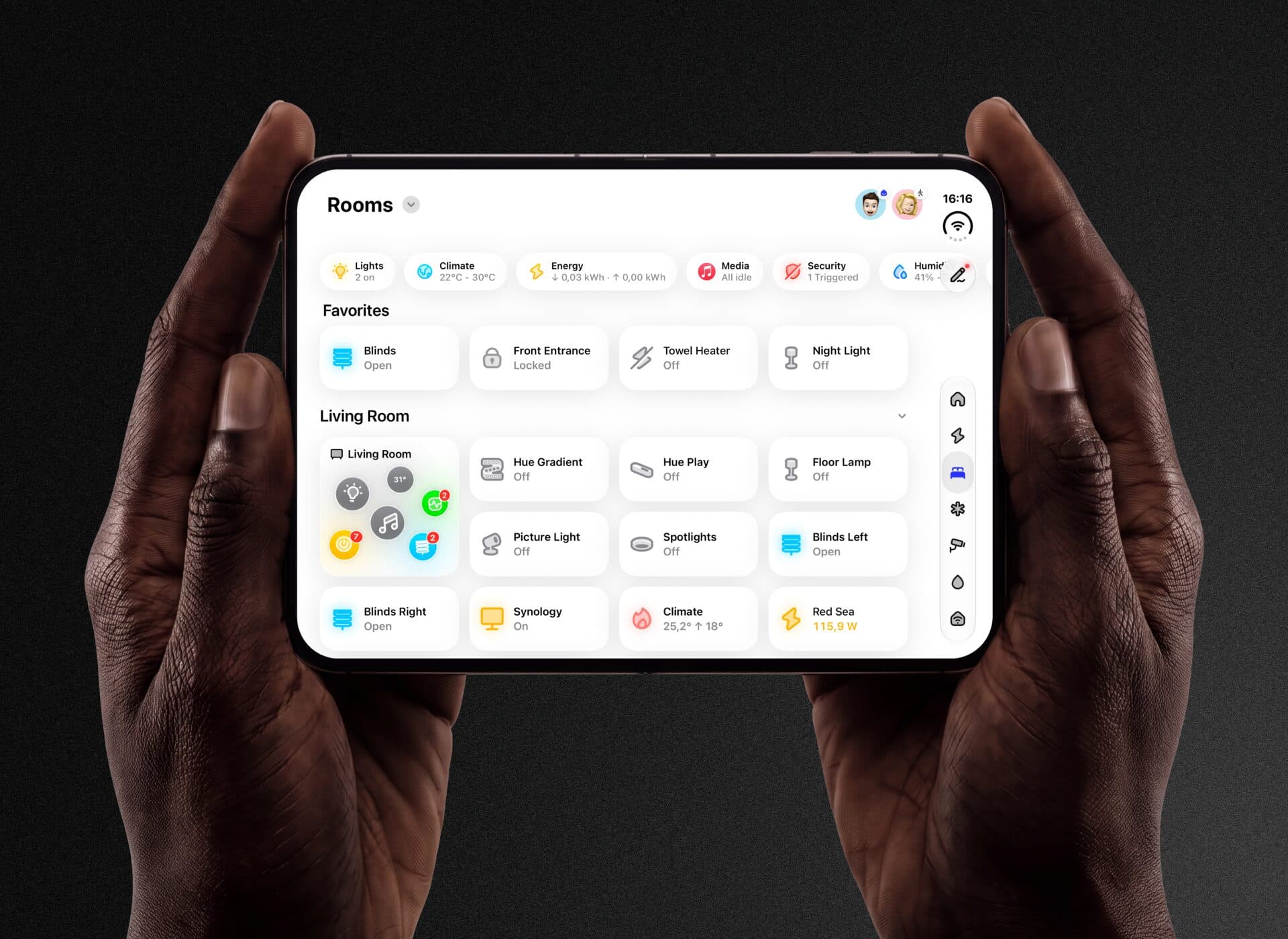 Home Assistant on iPhone Duo