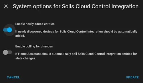 System Options