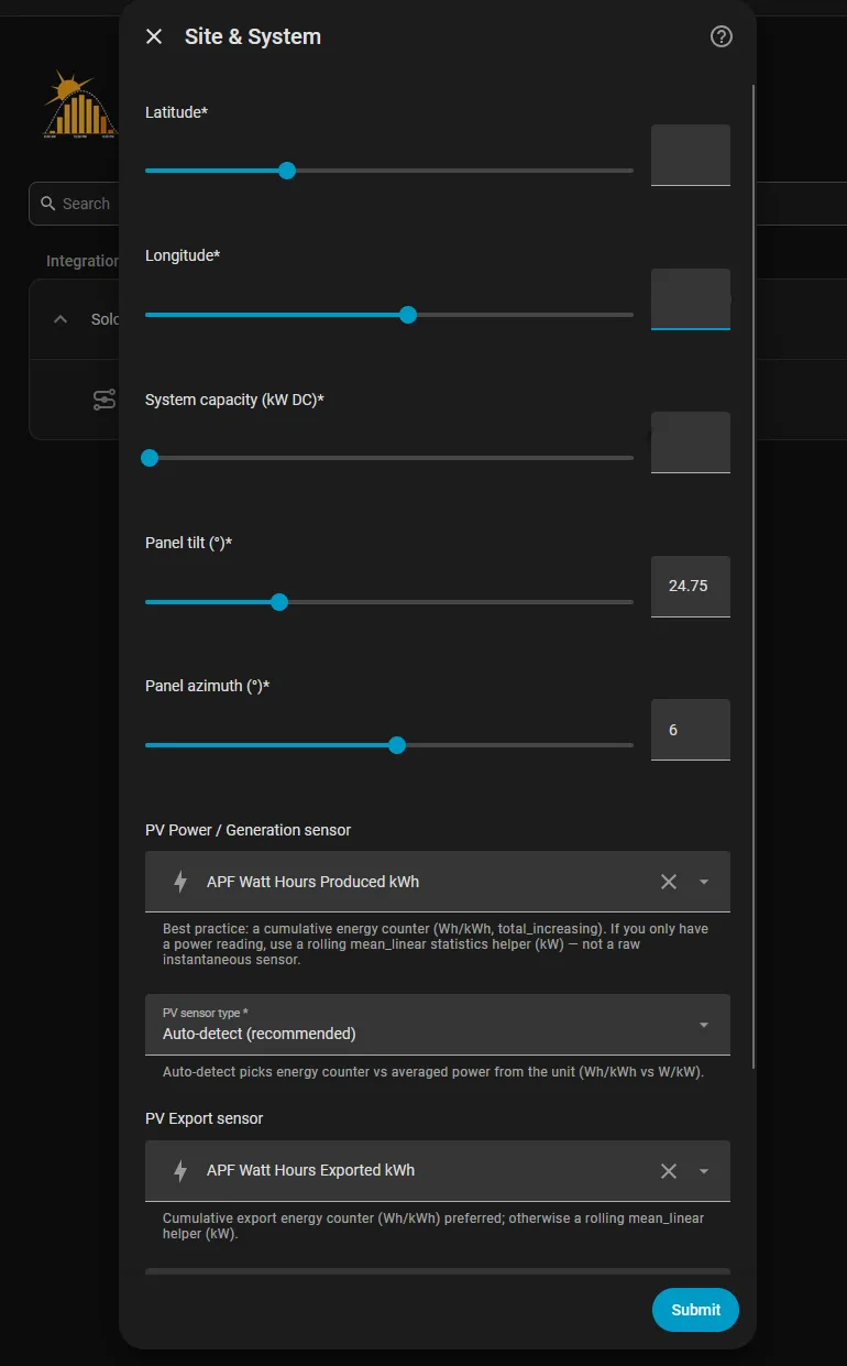 Step 1 — Site & System