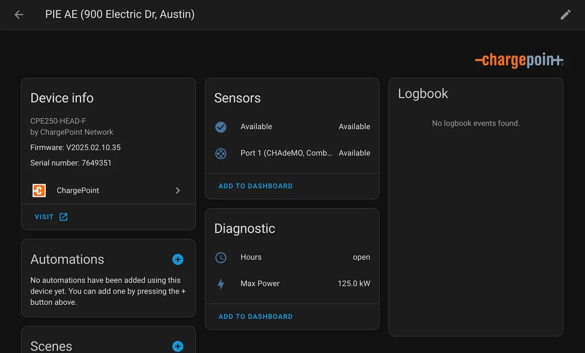 public station device page