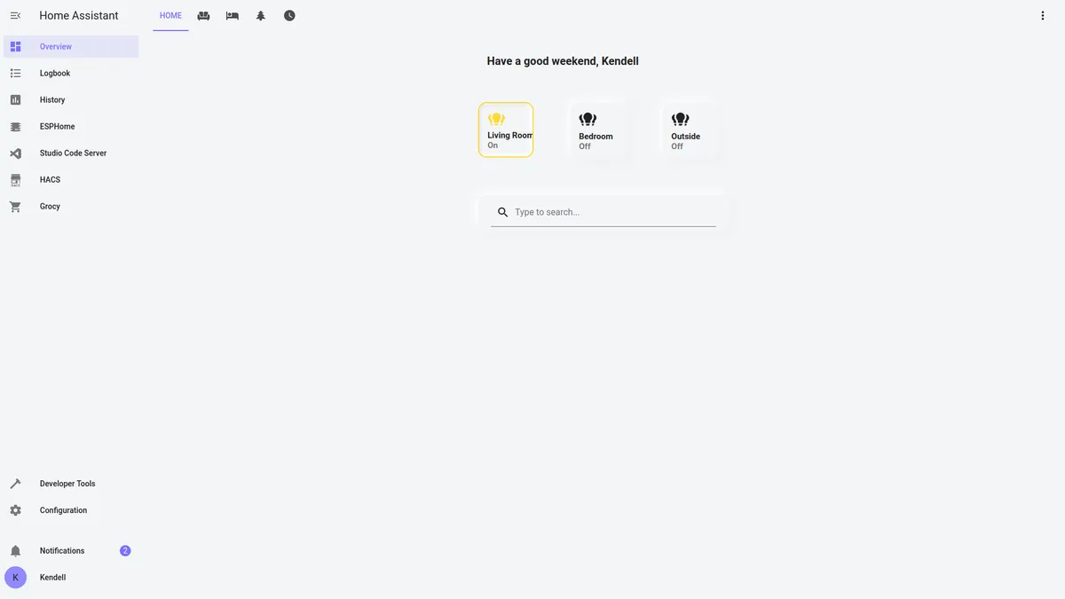 screenshot of light theme