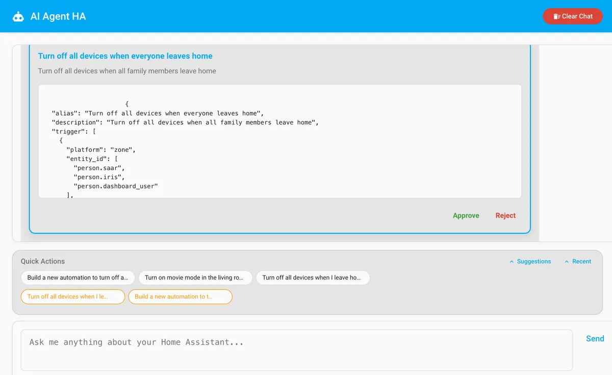 AI Agent HA Automation Creation