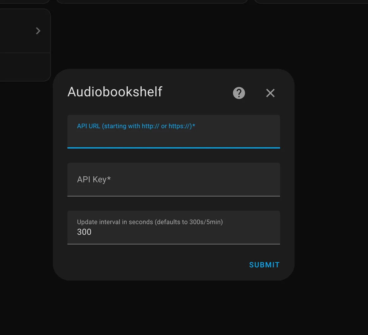 Config in UI