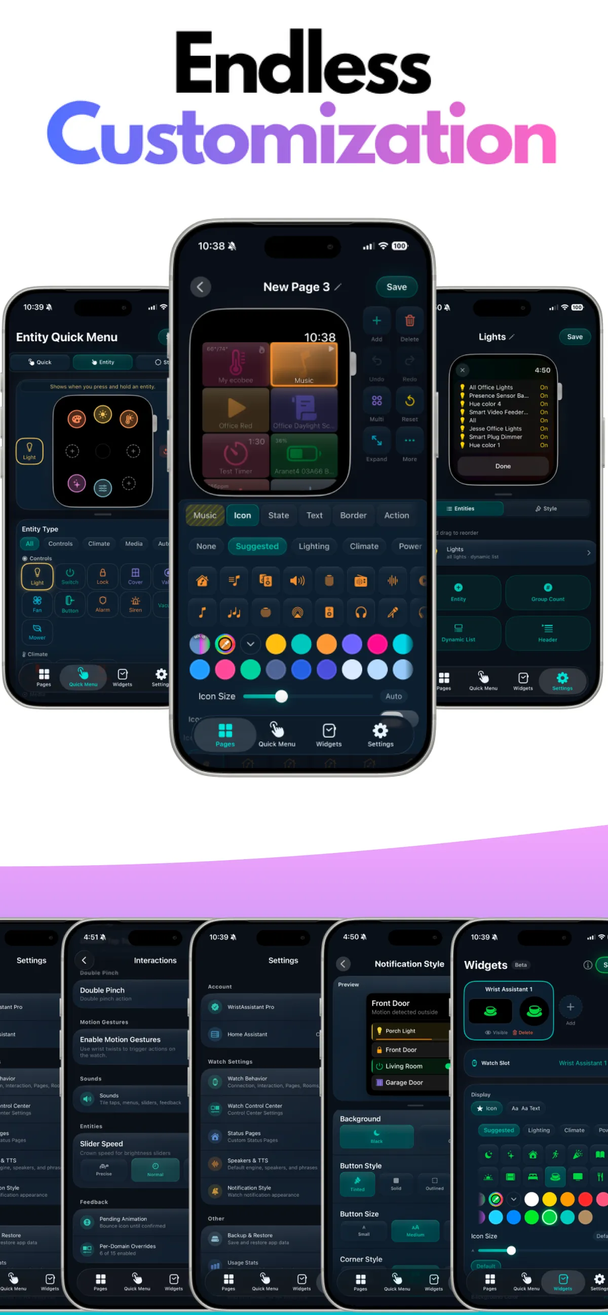 Endless Customization