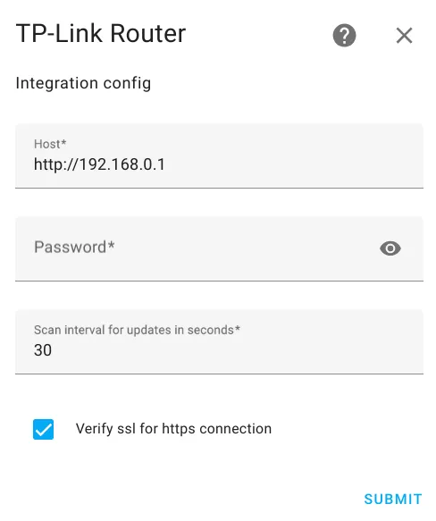 Screenshot from AlexandrErohin/home-assistant-tplink-router