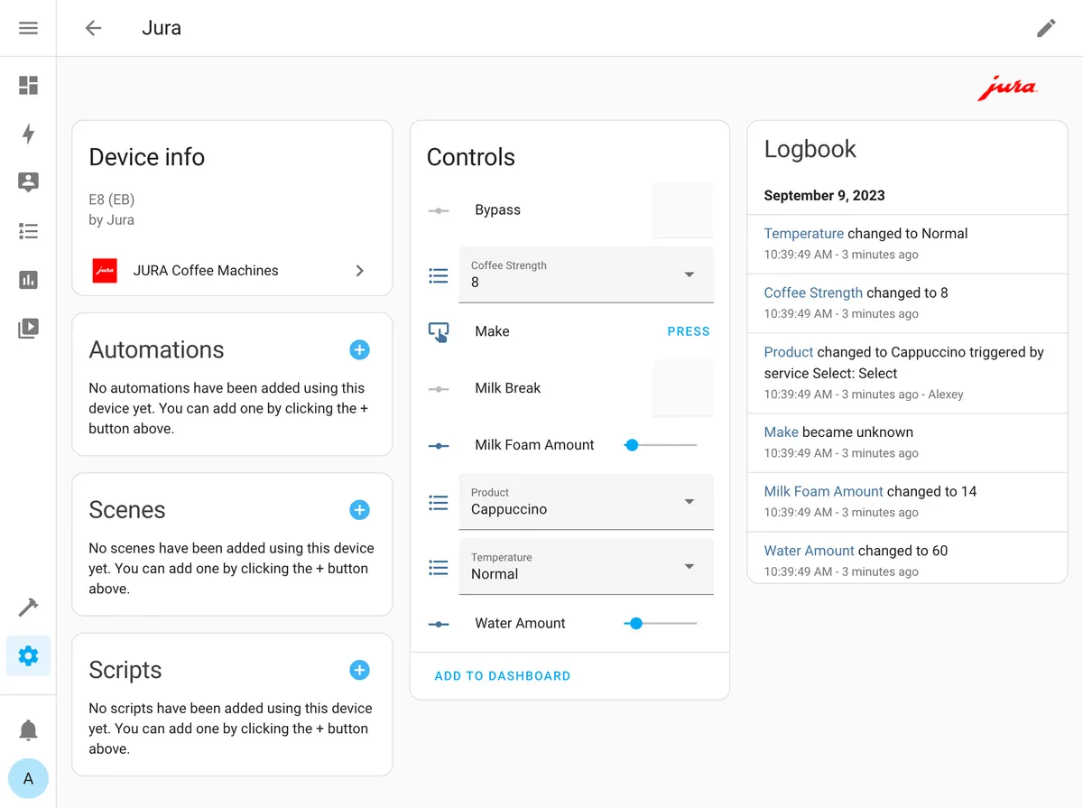 Screenshot 1 von JURA Coffee Machines