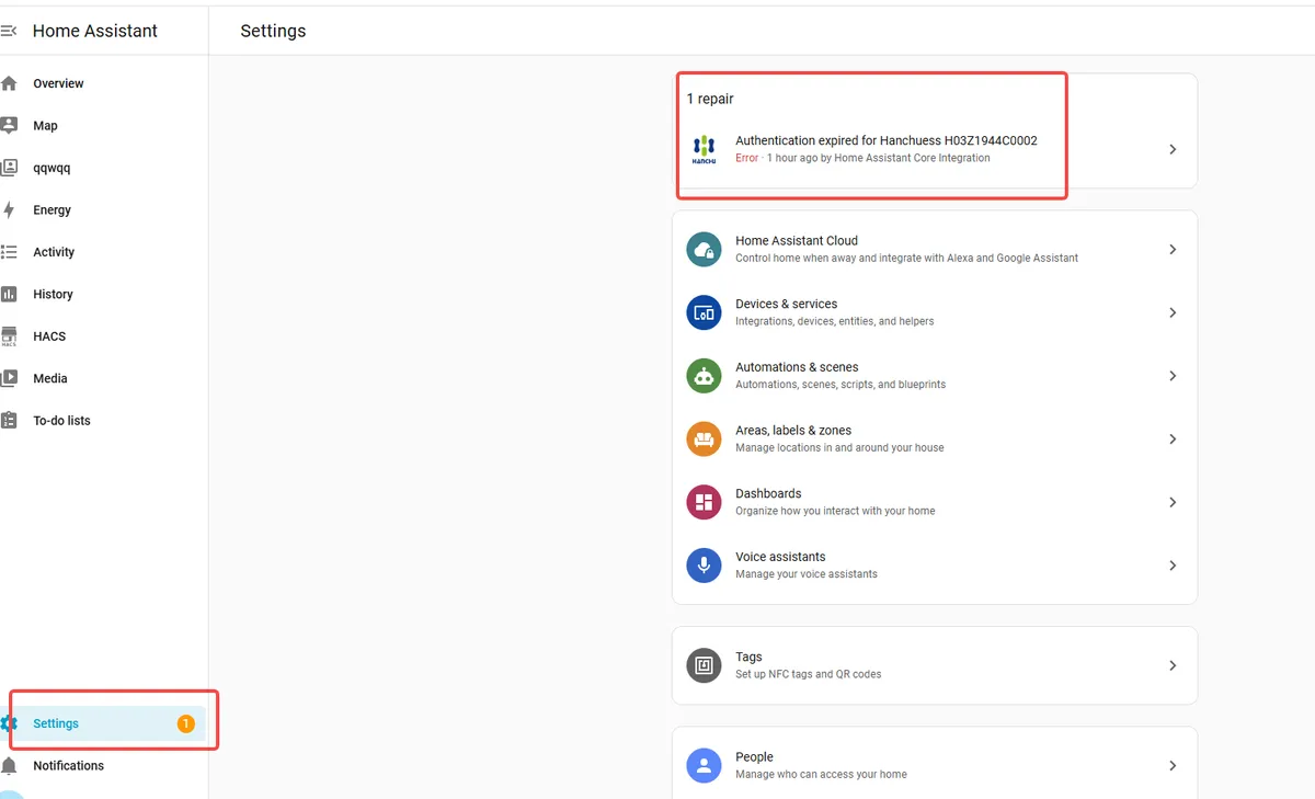 Repair Notification