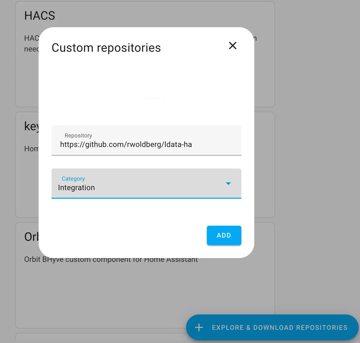 Add ldata-ha