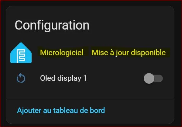 Enable ESPHome firmware entity
