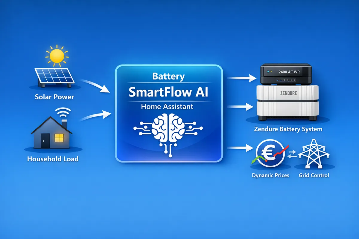 Screenshot 1 von Battery SmartFlow AI
