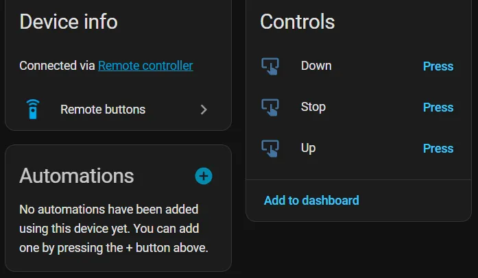 Device controls