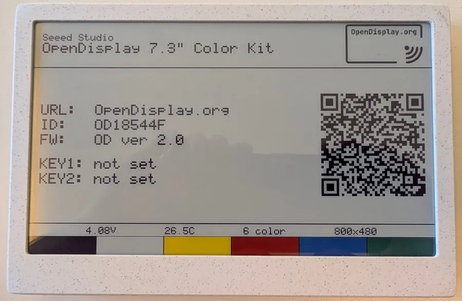 OpenDisplay 7.3" colour kit