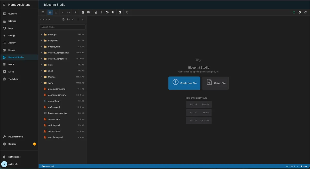 Blueprint Studio Main Interface