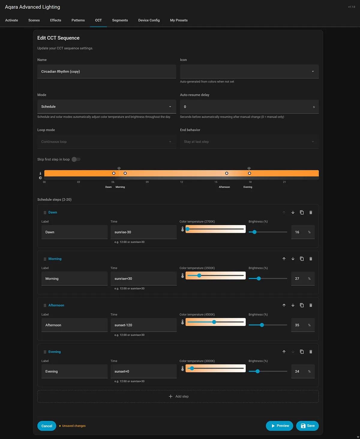 Aqara Advanced Lighting Adaptive