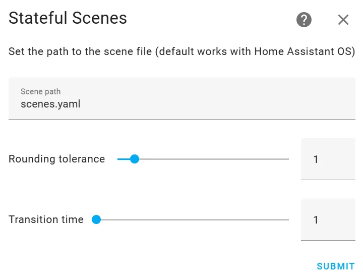 Config flow screenshot