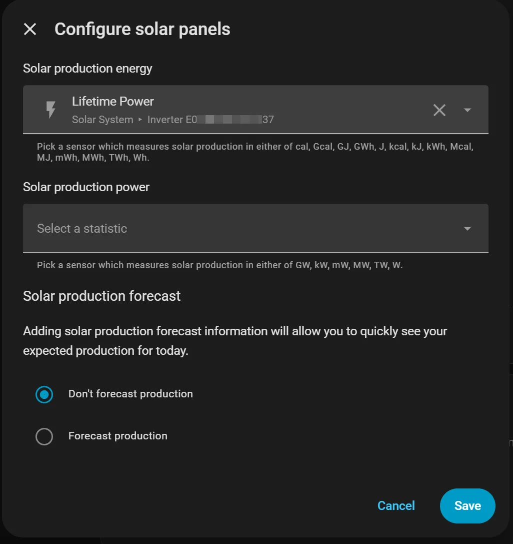 Solar Panel Setup