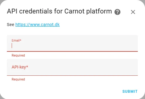 Carnot Credentials