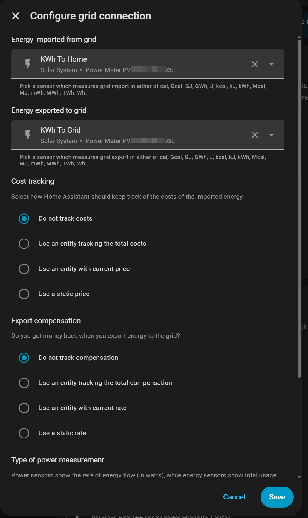 Grid Connection Setup